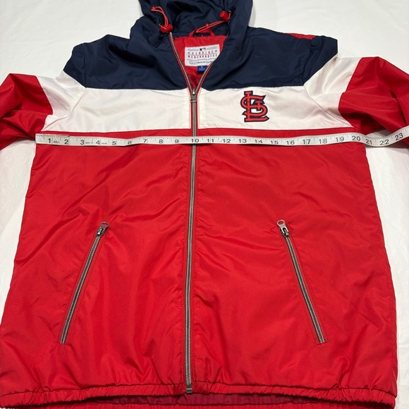 MLB St Louis Cardinals Carl Banks G-III Full Zip Up Windbreaker Jacket Womens M - Picture 4 of 10